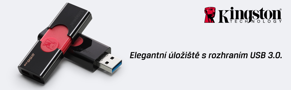 Elegantní úložiště s rozhraním USB 3.0.