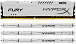 32GB 2133MT/s DDR4 CL14 DIMM (Kit of 4) 1Rx8 HyperX FURY White
