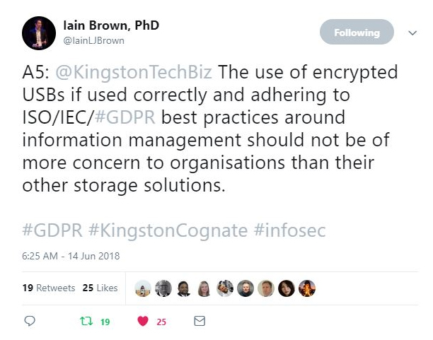 Does your organisation have any concerns about the logistics of rolling out encrypted USBs?