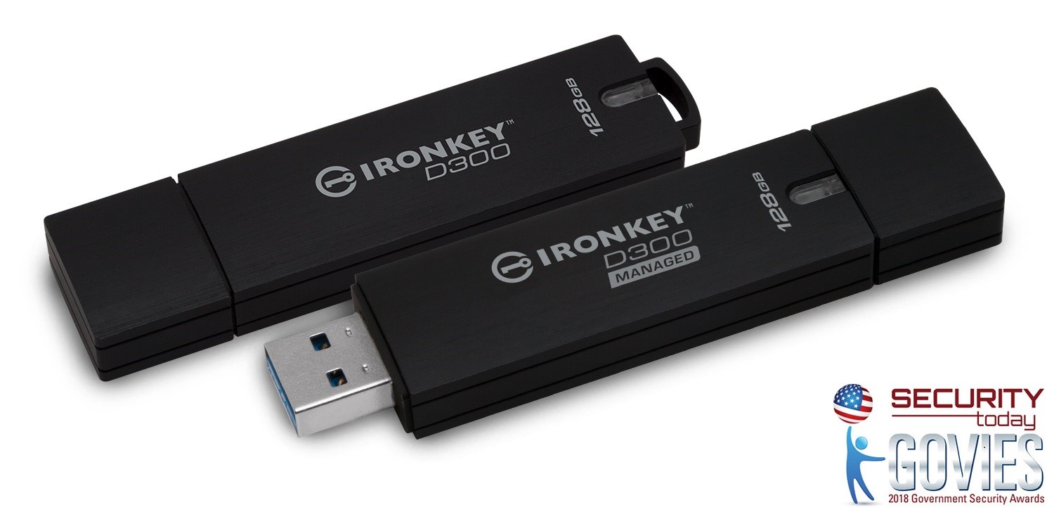 ironkey d300 encrypted usb flash drive