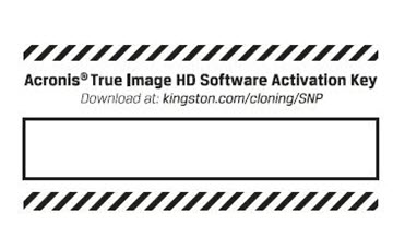 Kingston ssd clone on sale software