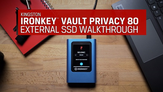 Kingston IronKey™ Vault Privacy 80 External SSD Features Walkthrough