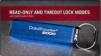 Read-only and timeout lock mode - Kingston DT2000
