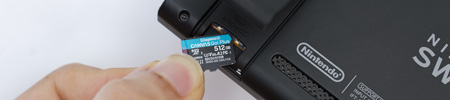 Nintendo Switch et carte microSD