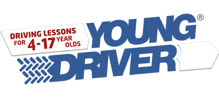 Logo szkoły jazdy Young Driver