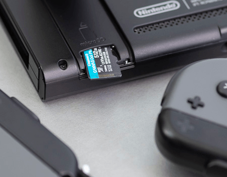 为Nintendo Switch 选择microSD 卡- 金士顿科技