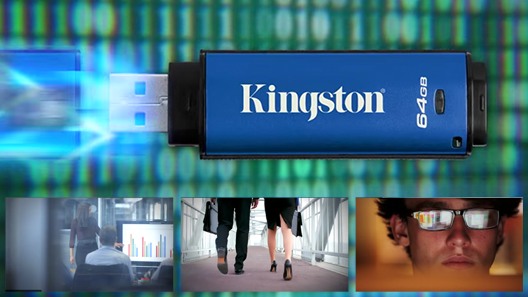 Saiba mais Encrypted USB Drive  - Kingston Technology