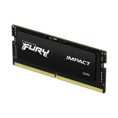 Kingston FURY Impact DDR5 SODIMM メモリ – 8GB-64GB/6400MT/s
