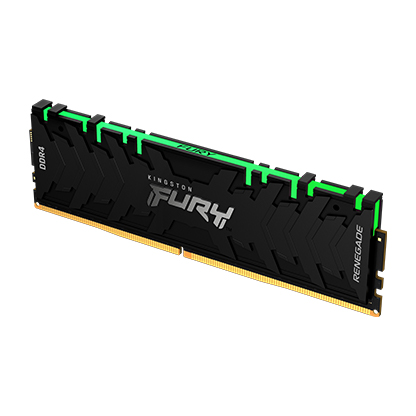 Kingston FURY™ Renegade DDR4 RGB メモリ – 8GB～256GB 3000MT/s 