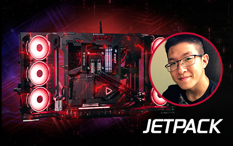PC modder YM’s and his custom Jetpack PC Build