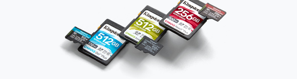 Карти пам’яті SD та microSD від Kingston 