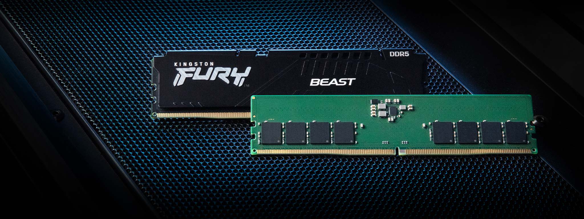 Модулі пам’яті Kingston ValueRAM і Kingston FURY Beast DDR5
