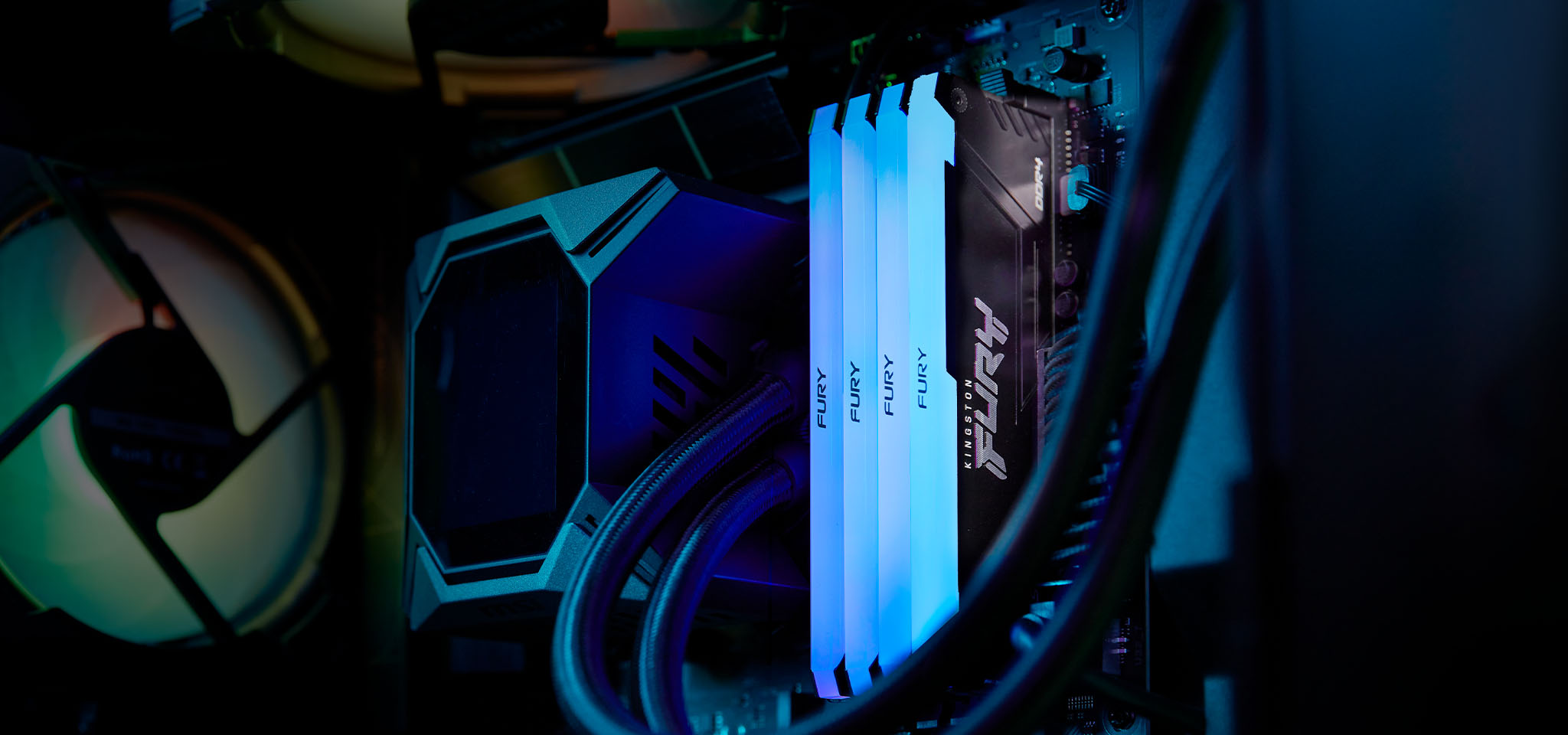 หน่วยความจำ Kingston FURY Beast DDR4 RGB