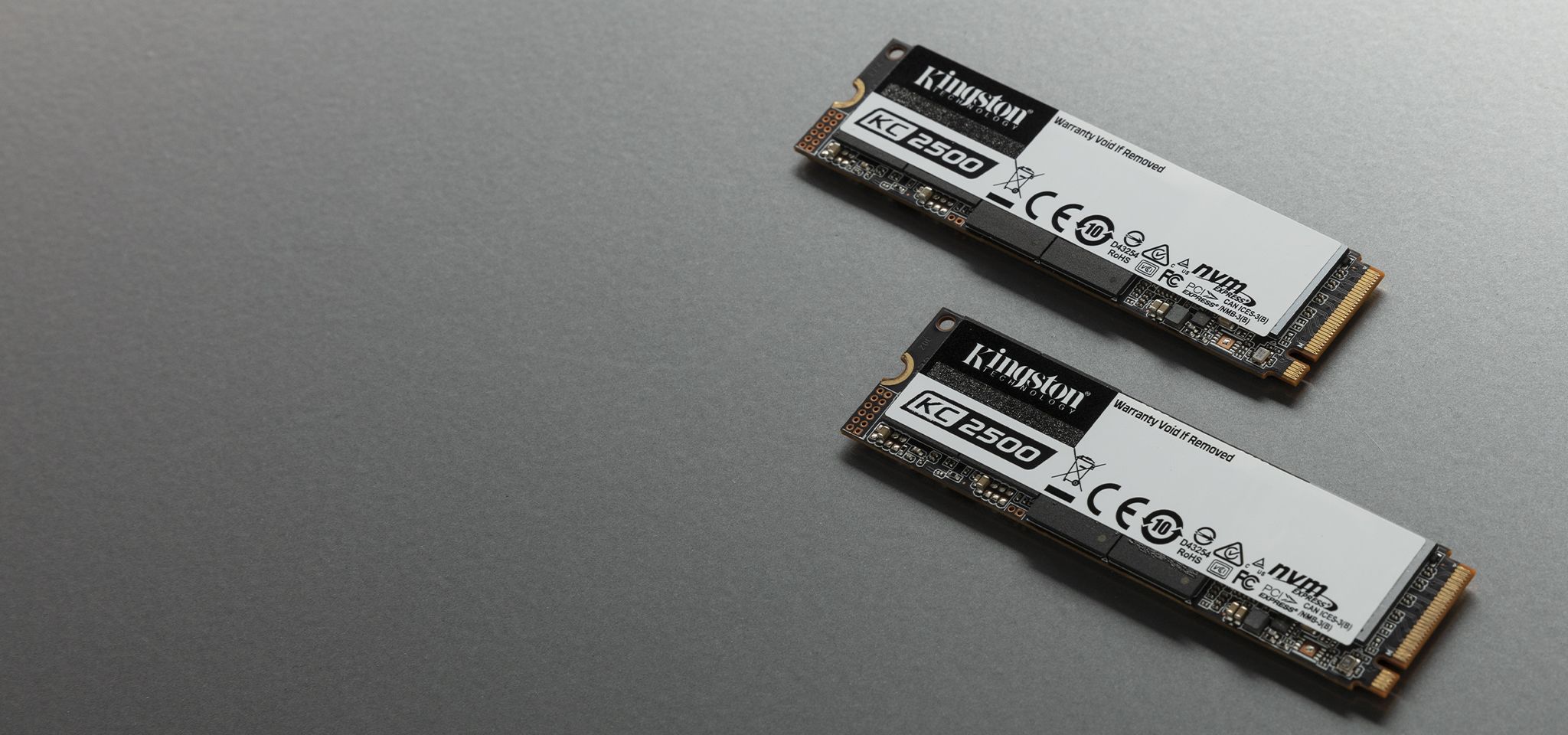 KC2500 Solid-State Drive (SSD) - M.2 NVMe 3D NAND – 250GB - 2TB 