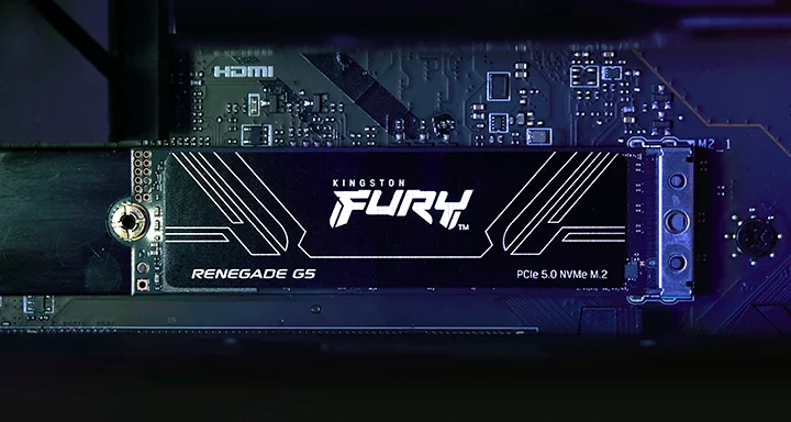 Kingston FURY Renegade G5 PCIe 5.0 NVMe M.2 SSD für das Gaming