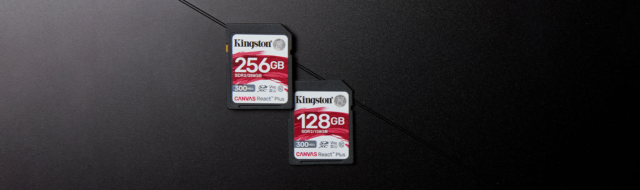 キングストン SDXCカード 256GB 最大300MB s UHS-II V90 4K 8K UHS-IIカードリーダー付属 Canvas React Plus MLPR2 256GB