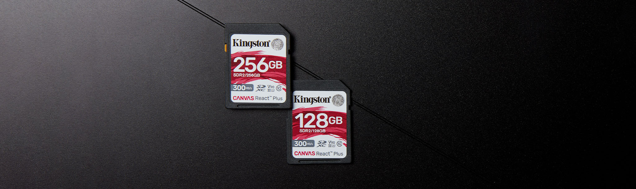 Kingston 128GB キャンバス リアクト プラス V90 UHS-II MicroSDXC