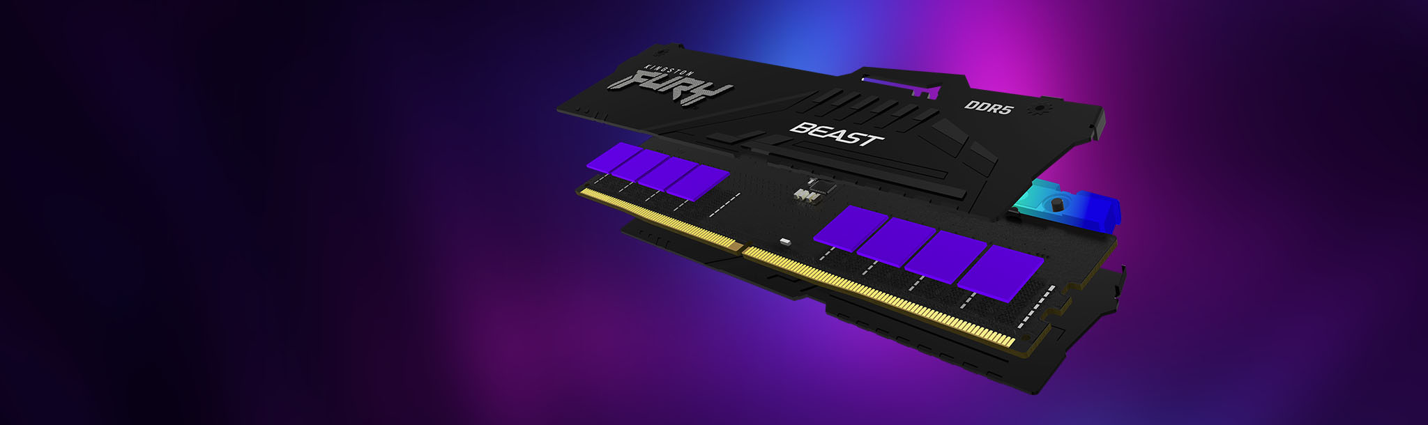 Kingston FURY™ Beast DDR5 RGB Memória - Kingston Technology