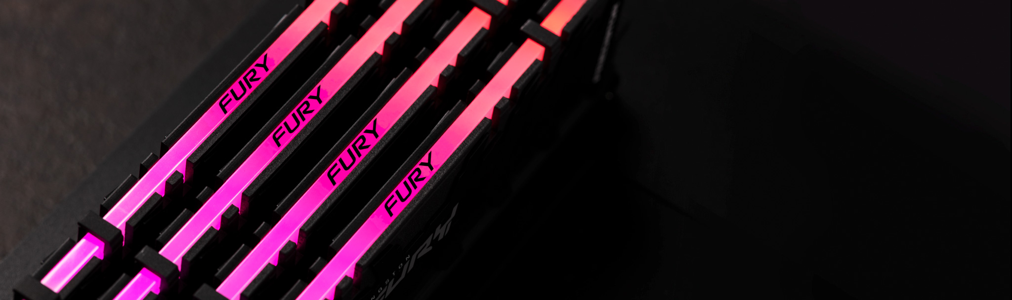 Memoria FURY Renegade DDR4 RGB – 8 GB - 256 GB/3000 MHz - 4600 MHz -  Kingston Technology