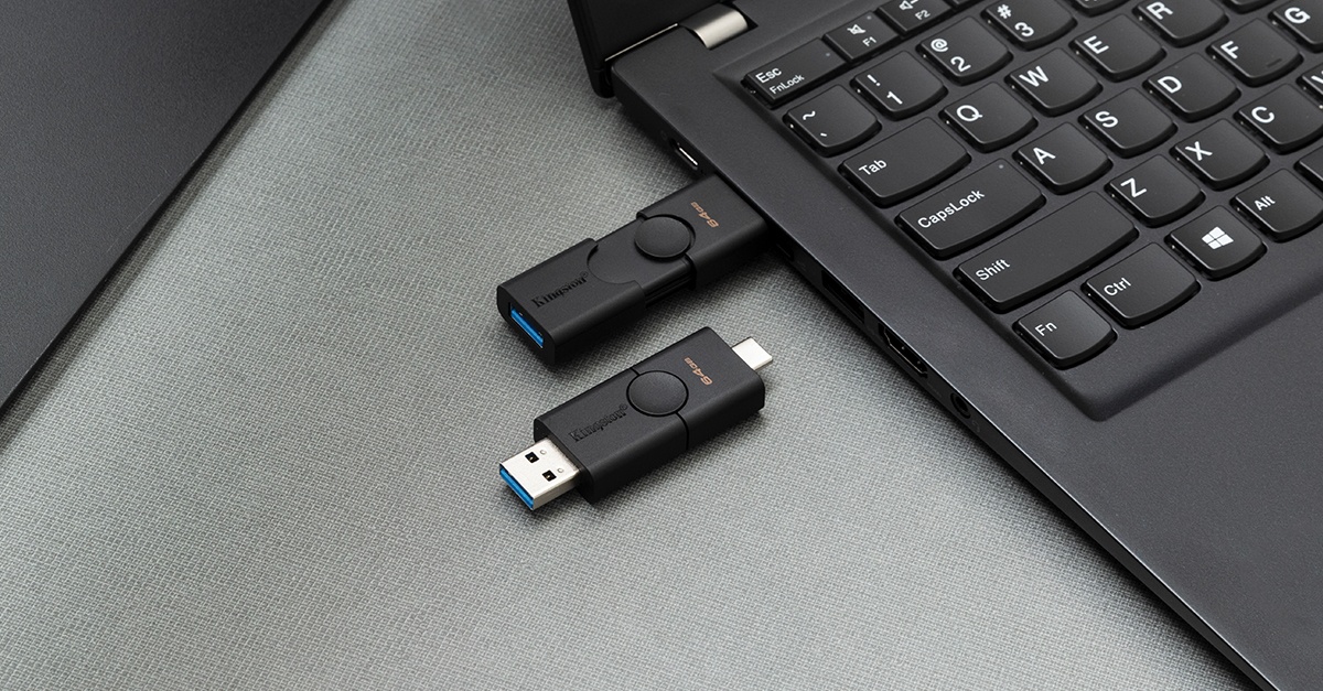 mac pc compatible usb drive format for large files