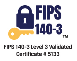 NIST FIPS 140-3 Level 3 validation badge 5133