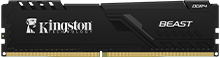 16GB (1x16GB) DDR4 3200MT/s CL16 Beast Black XMP