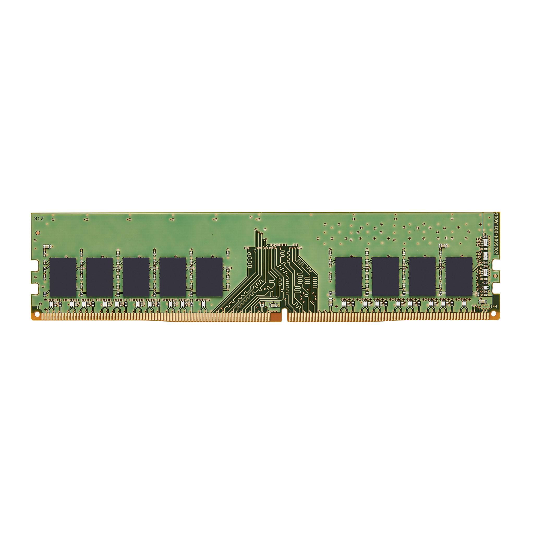 Kingston サーバーメモリ：DDR4 3200MT/s ECC Unbuffered DIMM
