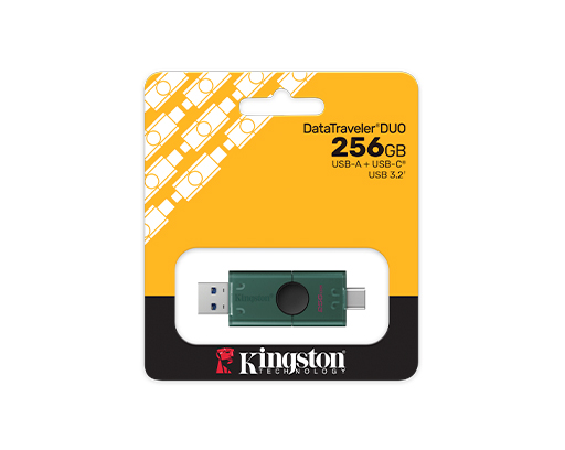 DataTraveler® Duo - USB Type-A ve Type-C - Flash Bellek - Kingston