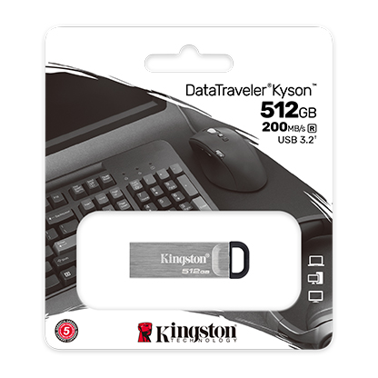 Флеш-накопитель DataTraveler Kyson USB– 32–512 ГБ - Kingston