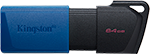 64GB USB3.2 Gen 1 DataTraveler Exodia M (Black + Blue) - 2 Pieces