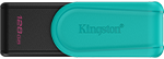 128GB Portable USB 3.2 Gen 1 DataTraveler Exodia S (Black/Turquoise)