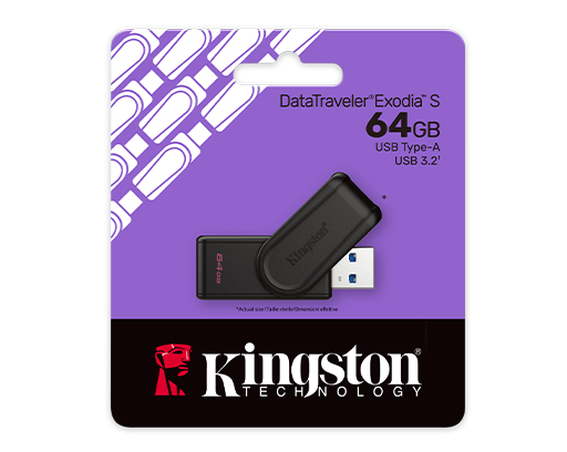 DataTraveler® Exodia™ S - USB - フラッシュドライブ - Kingston