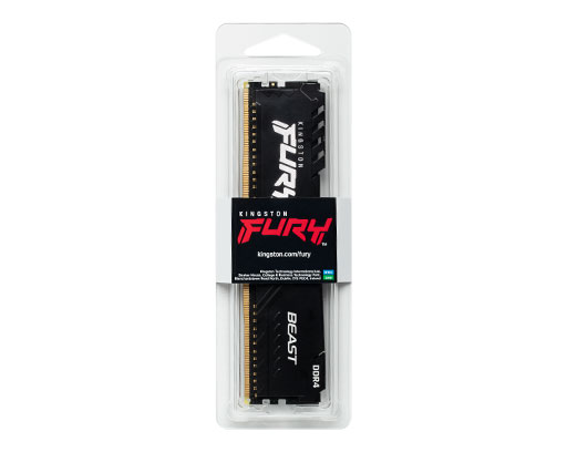 Kingston FURY™ Beast DDR4 Memory – 8GB-128GB/3200MT/s-3600MT