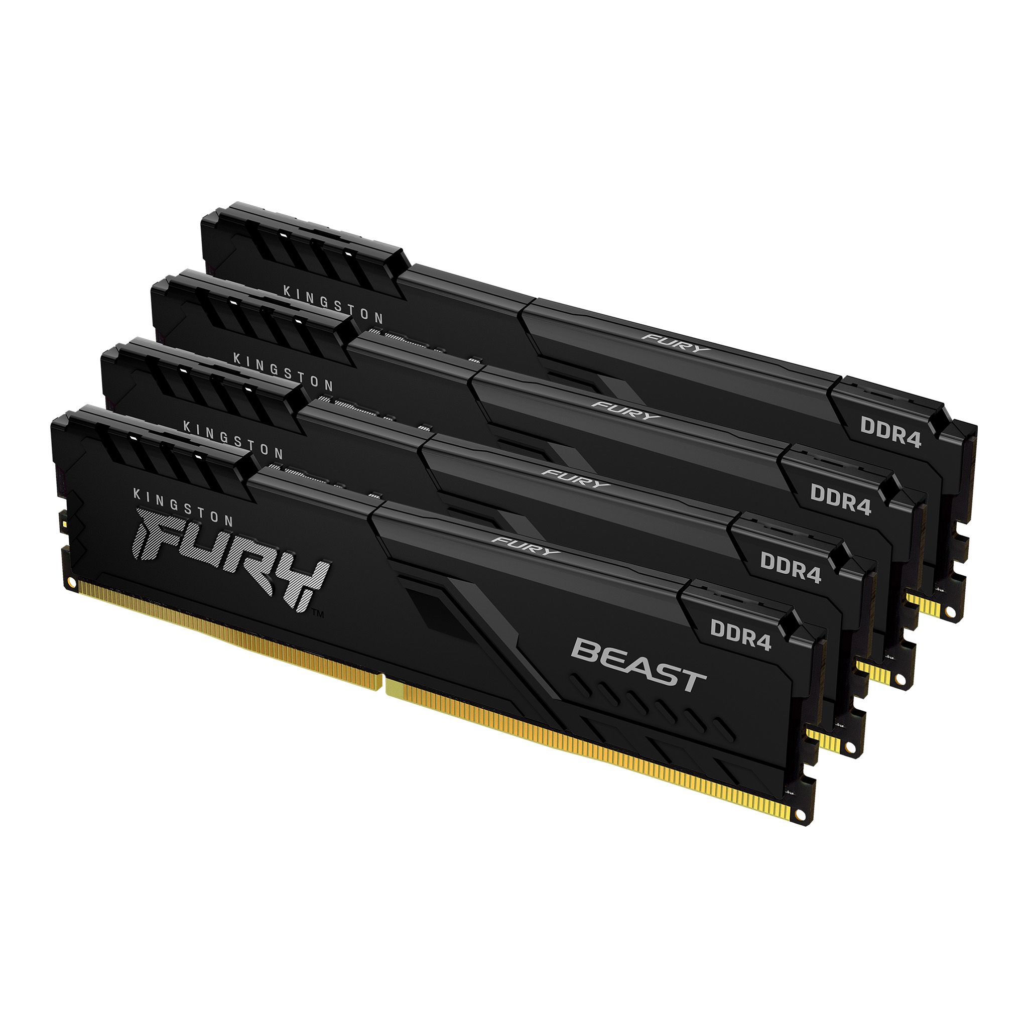 FURY_Beast_Black_DDR4_4_angle-