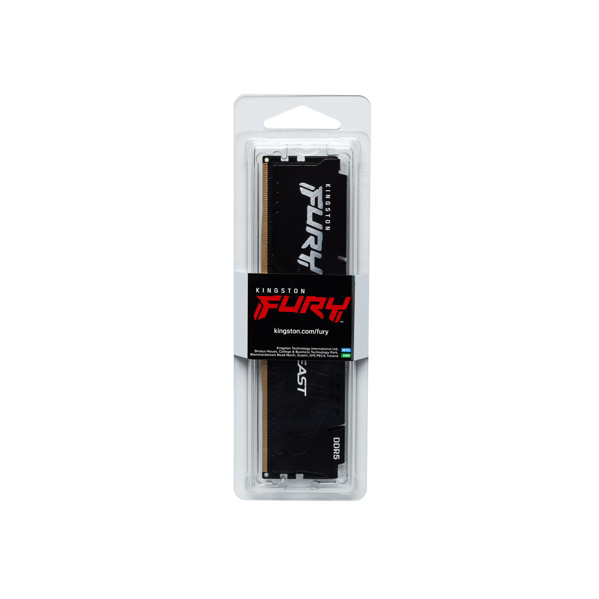 Kingston FURY™ Beast DDR5 Memory – 8GB, 16GB, 32GB, 64GB, 128GB 