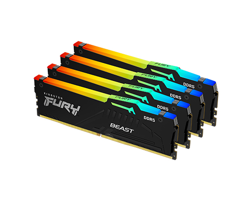 Kingston FURY™ Beast DDR5 RGB メモリ – 8GB、16GB、32GB、64GB 