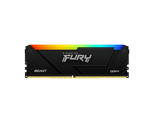 FURY Kingston FURY™ DDR4 RGBメモリ – 8GB～128GB 2666MT/s～3733MT/s