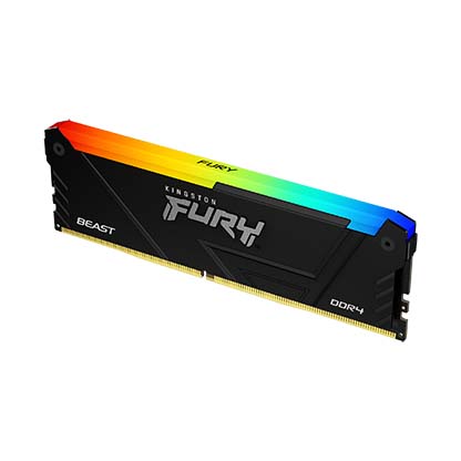 Kingston FURY Beast DDR4 RGB Memory 8GB 128GB 2666MT s 3733MT s