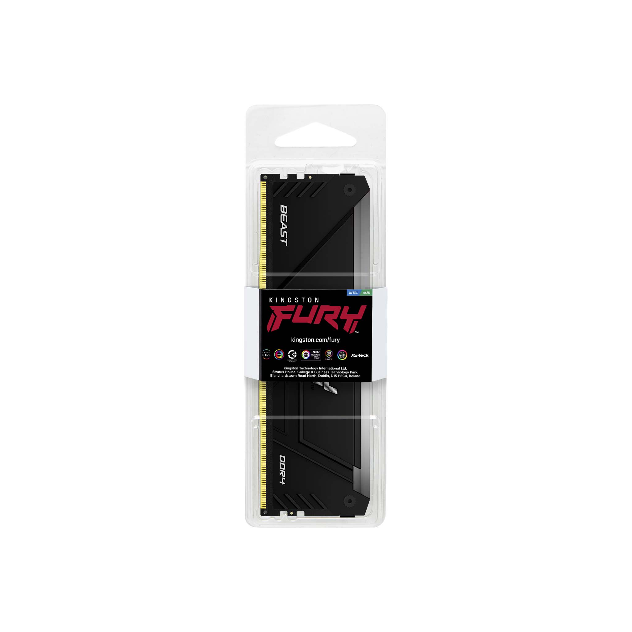 Kingston FURY™ Beast DDR4 RGB Memory – 8GB-128GB/2666MT 