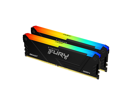FURY Kingston FURY™ DDR4 RGBメモリ – 8GB～128GB 2666MT/s