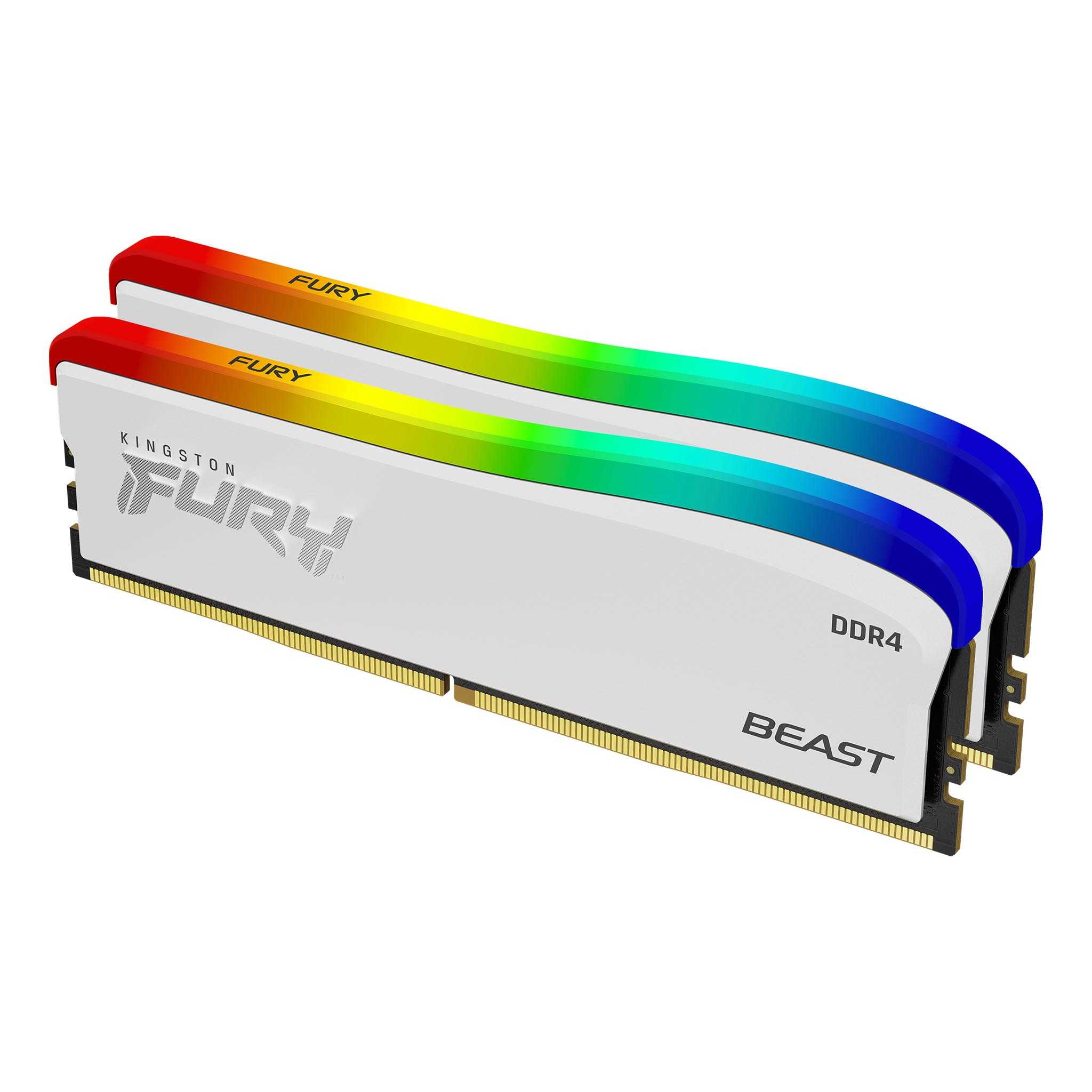 Excellent prix sur la mémoire RAM Kingston Fury Beast RGB 32Go