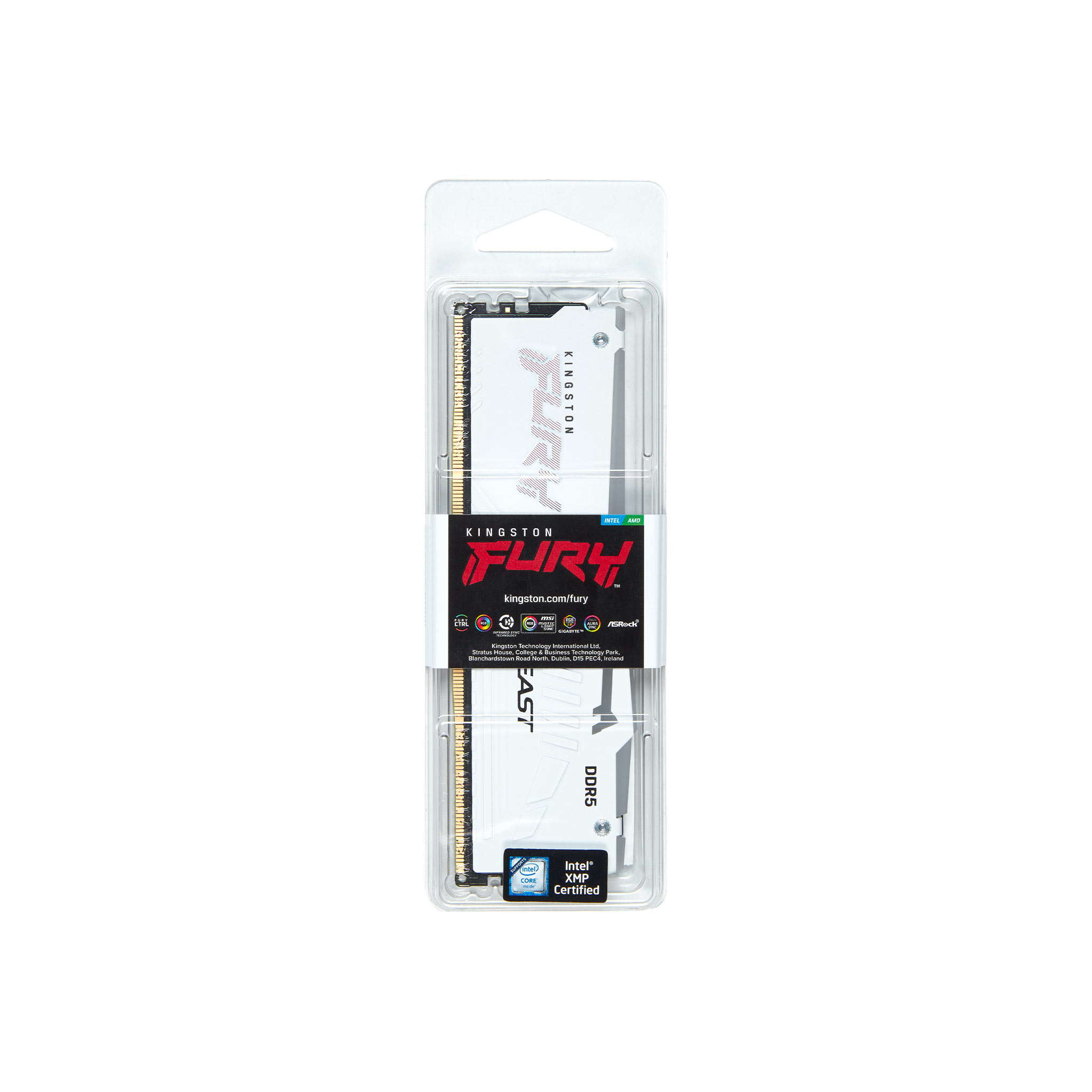 Kingston FURY™ Beast DDR5 RGB メモリ – 8GB、16GB、32GB、64GB 