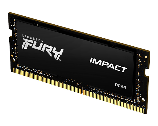 Kingston FURY™ Impact DDR4 SODIMM メモリ – 8GB～64GB 2666MT/s 