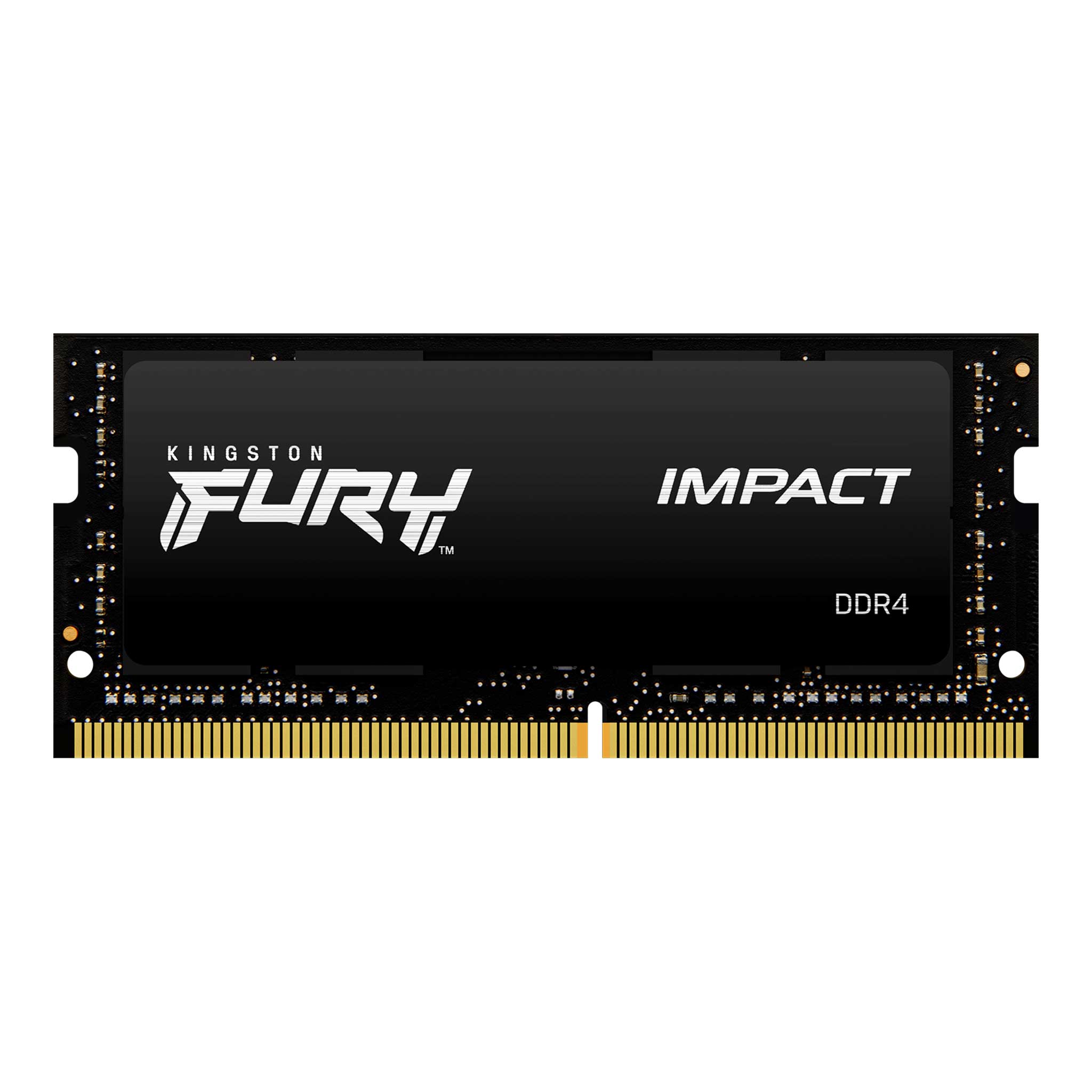 Оперативна пам'ять FURY Impact DDR4 SODIMM — 8–64 ГБ, 3200 МТ/с