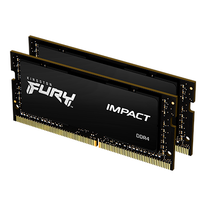 Kingston FURY™ Impact DDR4 SODIMM Memory – 8GB-64GB 3200MT/s