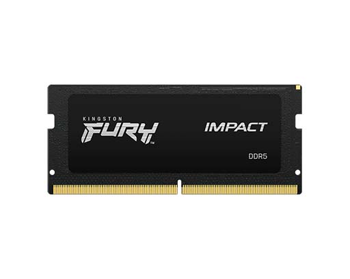 Kingston FURY Impact DDR5 SODIMM Memory – 8GB-64GB/6400MT/s