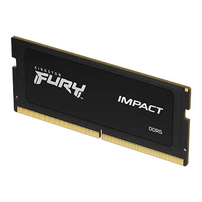 Kingston FURY Impact DDR5 SODIMM Memory – 8GB-64GB/6400MT/s