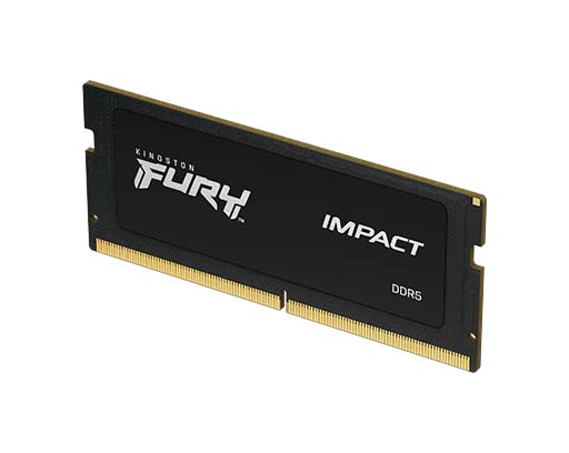 Memoria Kingston FURY Impact DDR5 SODIMM – 8GB-64GB/6400MT/seg
