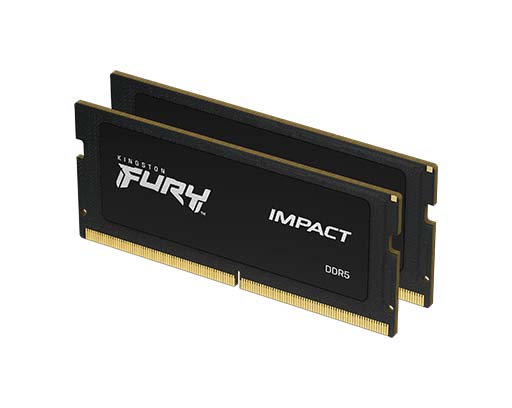 Kingston FURY Impact DDR5 SODIMM Memory – 8GB-64GB/6400MT/s