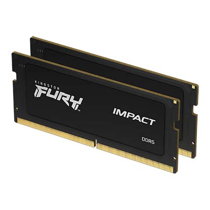 Kingston FURY Impact DDR5 SODIMM Memory – 8GB-64GB/6400MT/s